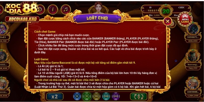 Ưu tiên Banker - Kinh nghiệm chơi Baccarat hiệu quả
